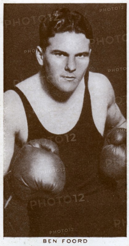 Ben Foord, South African boxer, 1938. Artist: Unknown