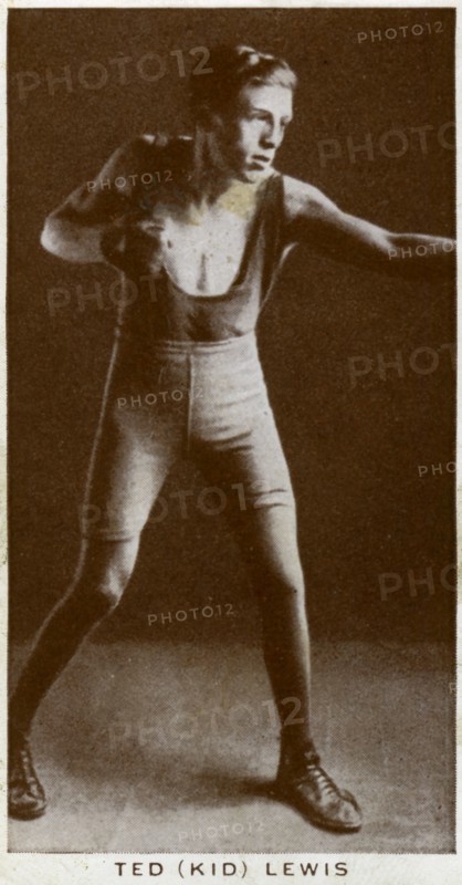 Ted 'Kid' Lewis, British boxer, (1938). Artist: Unknown