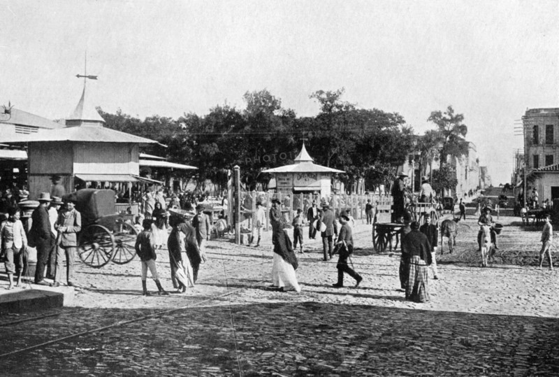 Market place, Asuncion, Paraguay, 1911. Artist: Unknown