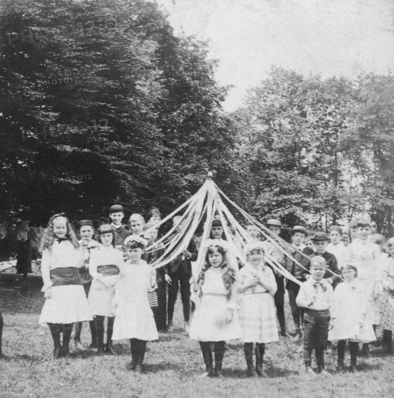 'Queen of the May', 1886. Artist: BW Kilburn