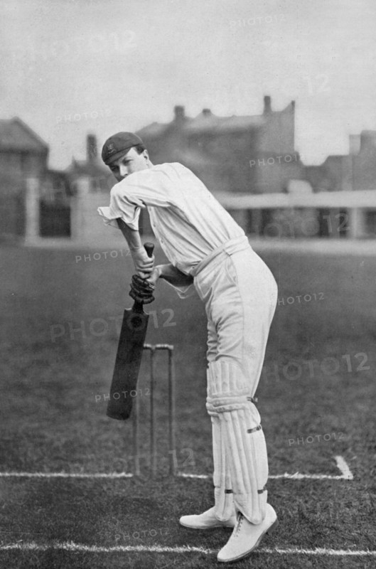 Mr P Perrin, Essex cricketer, c1899. Artist: WA Rouch