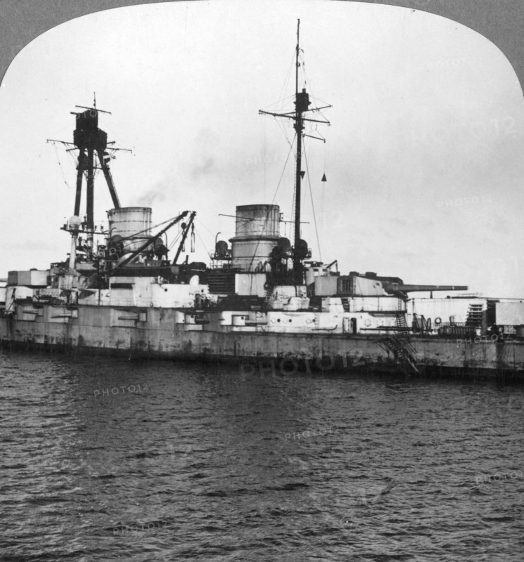 German battlecruiser 'Derfflinger', World War I, 1918. Artist: Realistic Travels Publishers