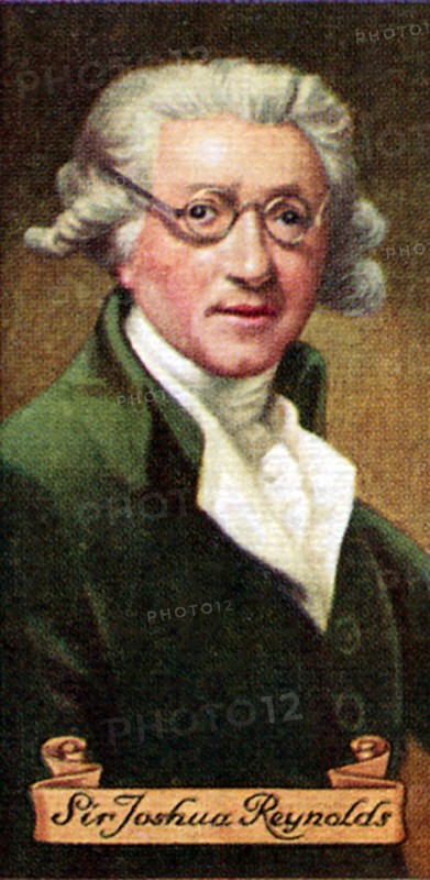 Sir Joshua Reynolds, taken from a series of cigarette cards, 1935. Artist: Unknown