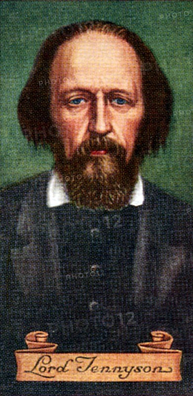 Lord Tennyson, taken from a series of cigarette cards, 1935. Artist: Unknown