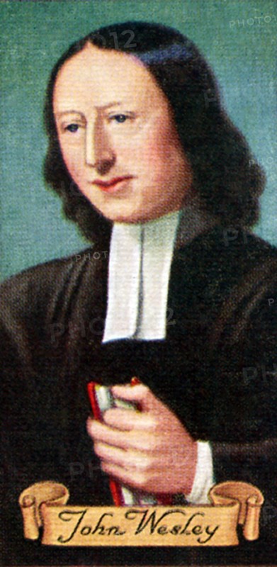 John Wesley, taken from a series of cigarette cards, 1935. Artist: Unknown