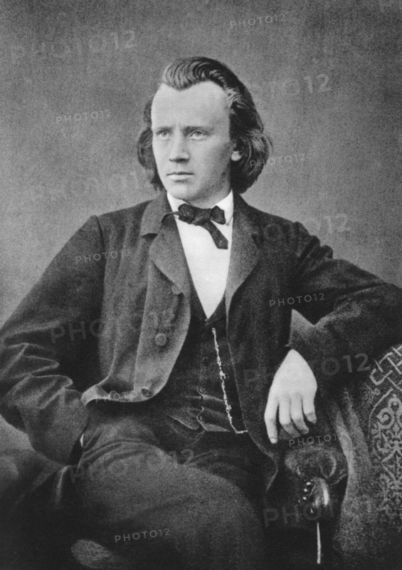 Johannes Brahms (1833-1897), German composer and pianist, c1866. Artist: Unknown