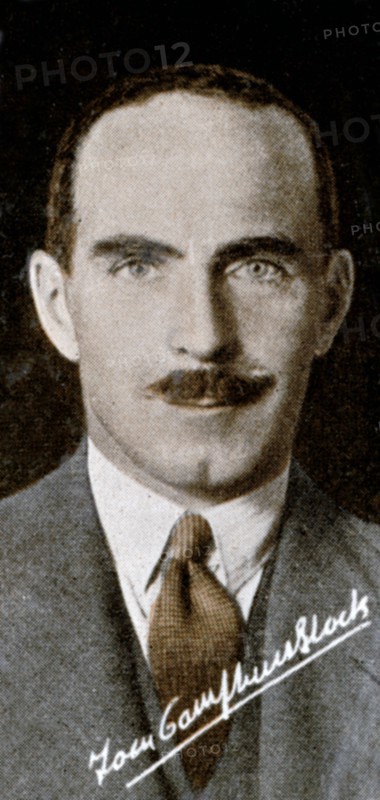 Captain (Tom) Campbell Black (1899-1936), 1935. Artist: Unknown