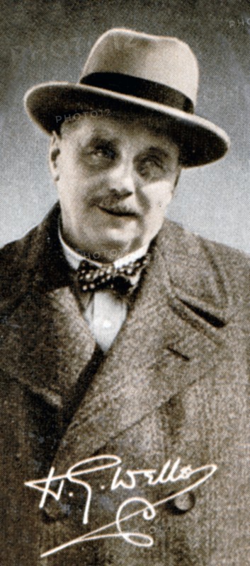 Herbert George HG Wells (1866-1946), English writer, 1935. Artist: Unknown