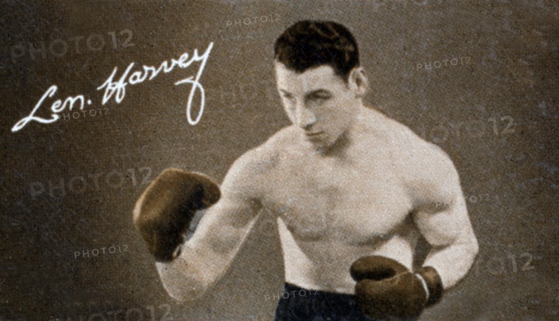Len Harvey, light heavy weight boxing champion of Great Britain, 1935. Artist: Unknown