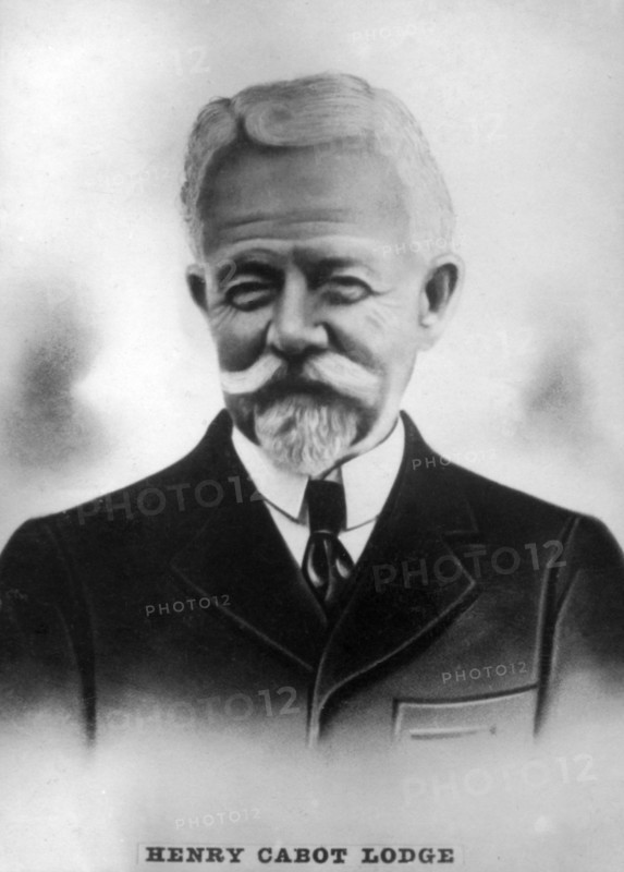 Henry Cabot Slim Lodge (1850-1924), American Republican Senator and historian, c1910. Artist: Unknown