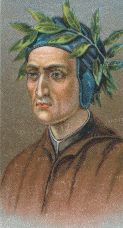 Dante Alighieri (1265-1321), Italian Florentine poet, 1924. Artist: Unknown