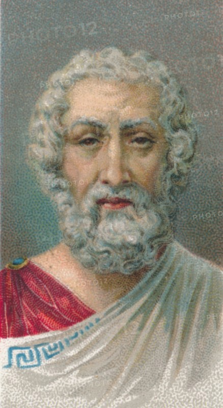 Homer, 1st-2nd century, Roman poet, from Baiae, Campania, Italy, 1924. Artist: Unknown