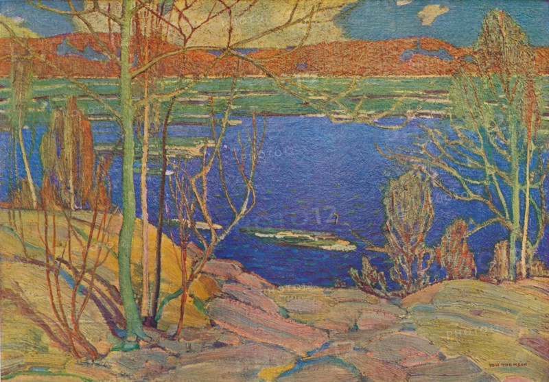 Spring Ice, 1916, (1937). Artist: Thomas John Thomson