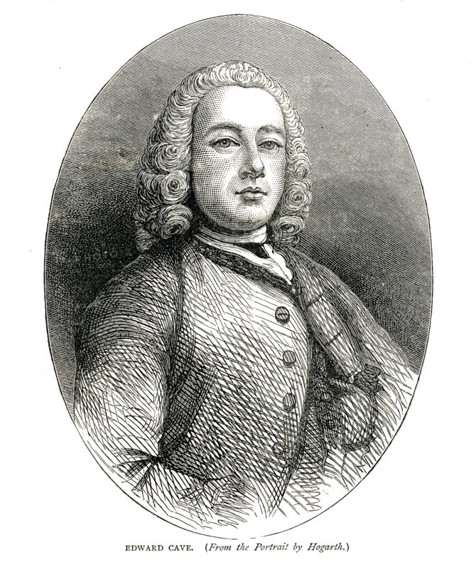 'Edward Cave', c.1700s Artist: William Hogarth.