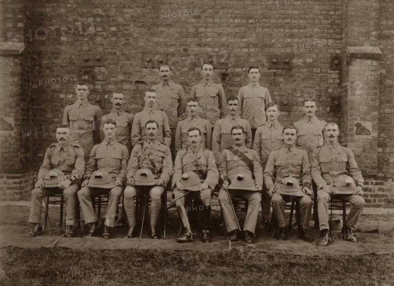 The Regimental Police of the 1st Royal Munster Fusiliers, Rangoon, Burma, 1913. Artist: Unknown