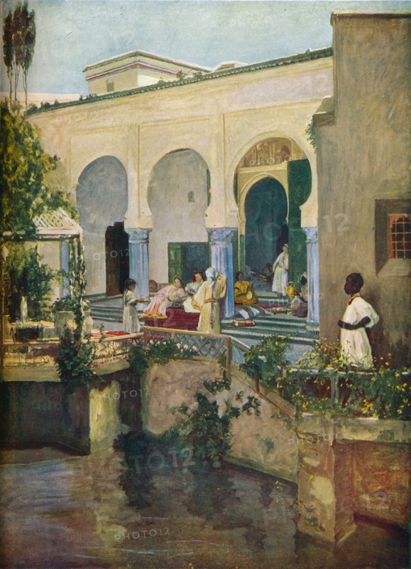 Interior of a Moorish Harem', 1907. Artist: Sir John Lavery