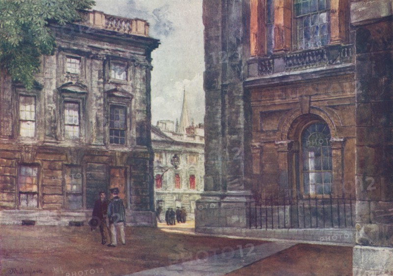 Christ Church - Peckwater Quadrangle, 1906. Artist: Unknown.