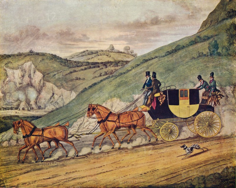 Four in Hand, 1907. Artist: James Pollard