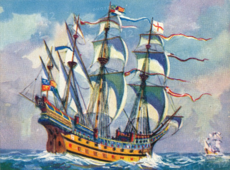 Henry Grace a Dieu (Henry Grace of God), also known as Great Harry, English carrack or great ship Artist: Unknown.