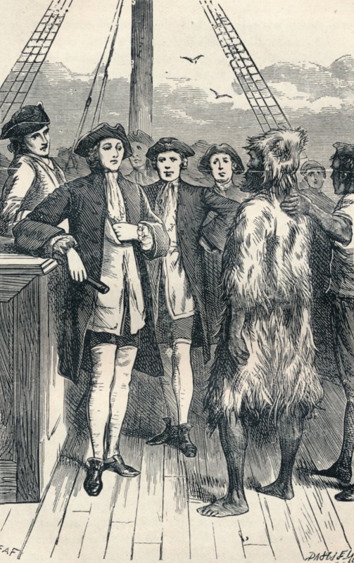 Alexander Selkirk Brought on Board, 1904. Artist: Unknown.