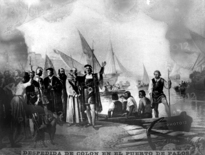 Farewell to Colombus, (1482), 1920s. Artist: Unknown