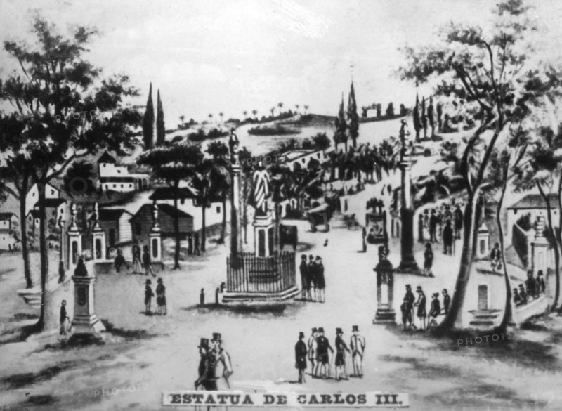 Statue of Charles III, (1903), 1920s. Artist: Unknown