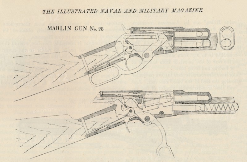 Marlin Gun No. 28, 1884. Artist: Unknown