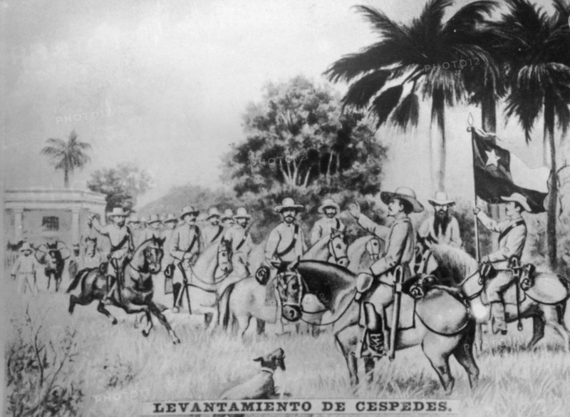 The raising of  Cespedes, (1868), 1920s. Artist: Unknown