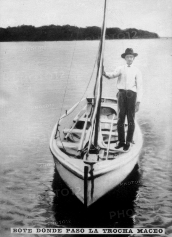 Postal Boat and the Trocha, (1890s), 1920s. Artist: Unknown