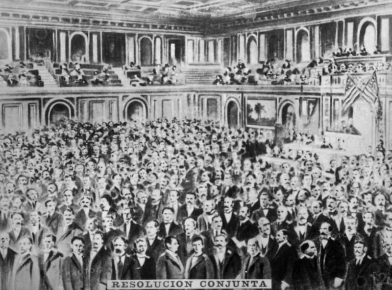 Joint Resolution, (1898), 1920s. Artist: Unknown