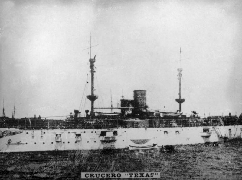 The Texas Battleship, (1898), 1920s. Artist: Unknown
