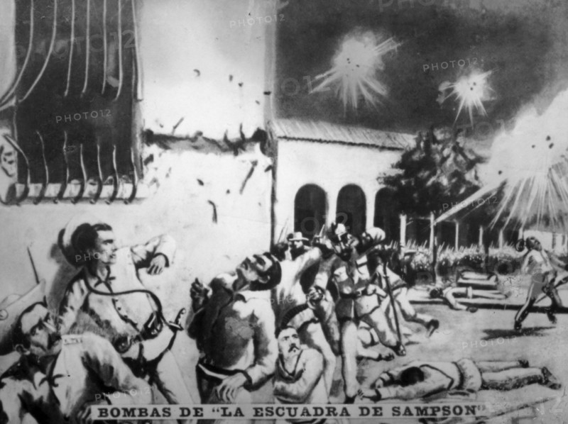 The bombs of Sampson Squadron, (1898), 1920s. Artist: Unknown