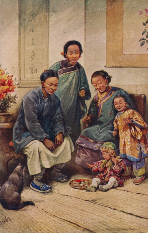 A Baby Boy's Birthday, c1910. Artist: Evelyn Elizabeth Hardy