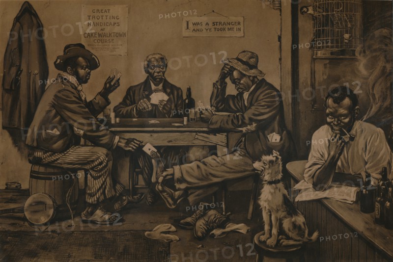 Skinning the Lamb, c1910. Artist: Unknown