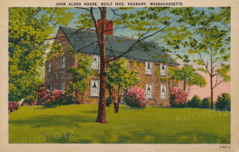 John Alden House, Duxbury, Massachusetts, c1940s. Artist: Unknown