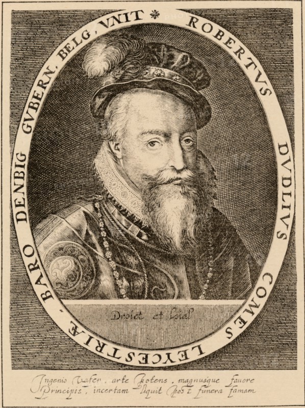 Robert Dudley, 1st Earl of Leicester (1532/331588), English nobleman, 1889 Artist: Unknown