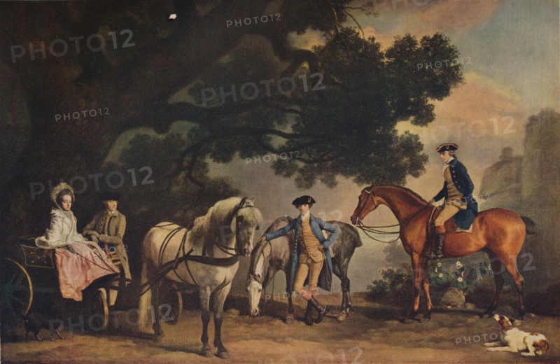 The Milbanke and Melbourne Families', (c1796), 1929. Artist: Unknown