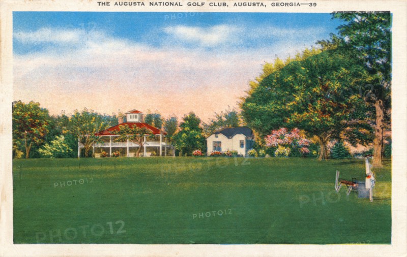 Augusta National Golf Club House, c1935. Artist: Unknown