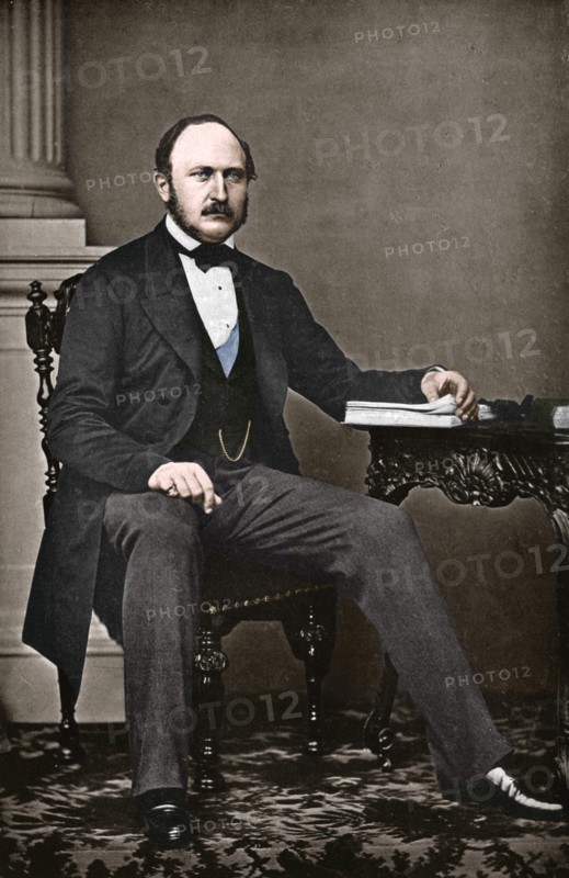 The last portrait of Albert, Prince Consort, 1861.  Artist: Vernon Heath