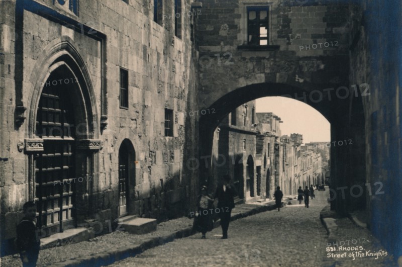 The Old Town of Rhodes, Greece, 1936. Artist: Unknown