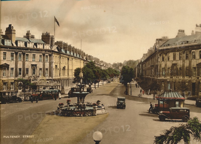 Pulteney Street, Bath, Somerset, c1925.