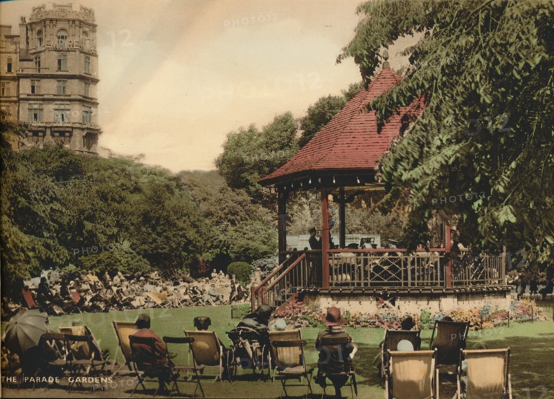 The Parade Gardens, Bath, Somerset, c1925. Artist: Unknown