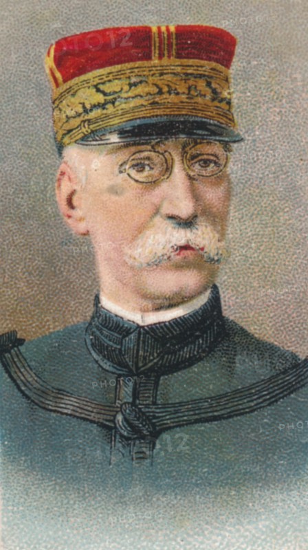 Joseph Gallieni (1849-1916), French First World War general, 1917. Artist: Unknown