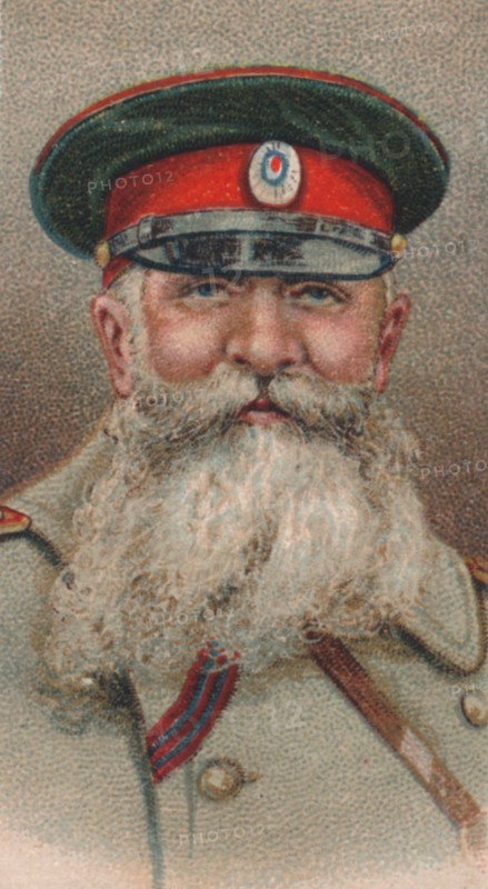 Nikolay Iudovich Ivanov (1851-1919), general in the Imperial Russian Army, 1917. Artist: Unknown