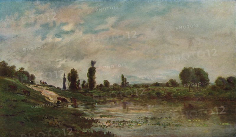 The Drinking Place, c1827-1878, (1906-7). Artist: Charles-Francois Daubigny