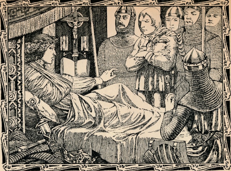 Death of King Richard I, 1902. Artist: Patten Wilson