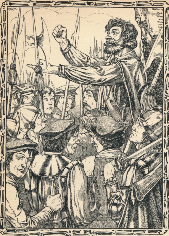 Ket The Tenner Addressing His Followers, 1902. Artist: Patten Wilson