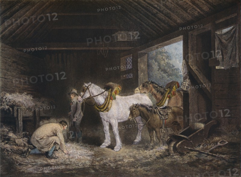 The Farmer's Stable, (1791) 1901. Artist: George Morland