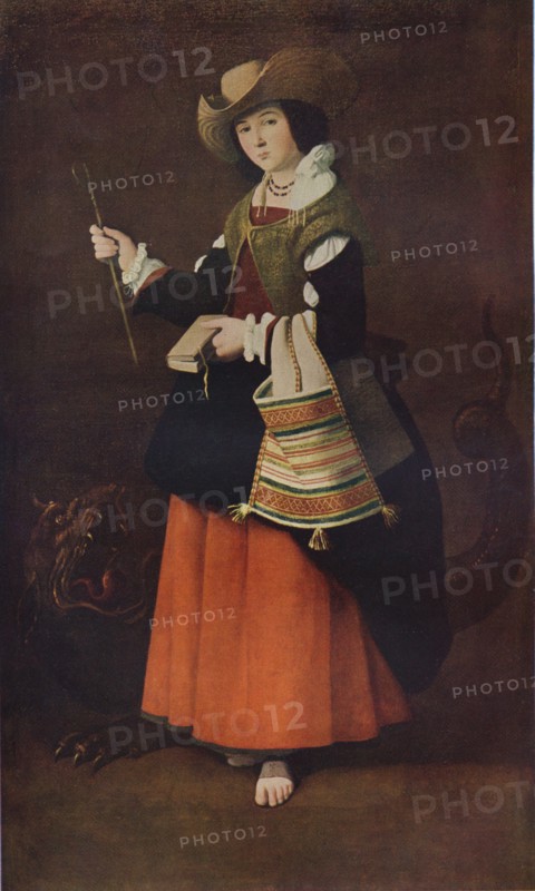 Saint Margaret of Antioch, c1630, (1937). Artist: Francisco de Zurbaran