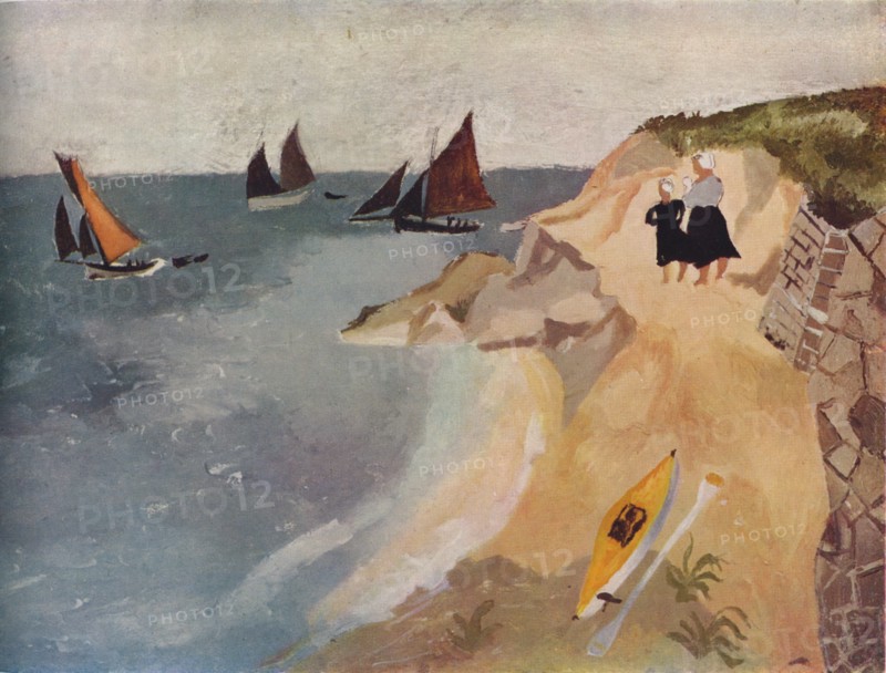 Seascape, Treboul, c1929, (1938). Artist: Christopher Wood